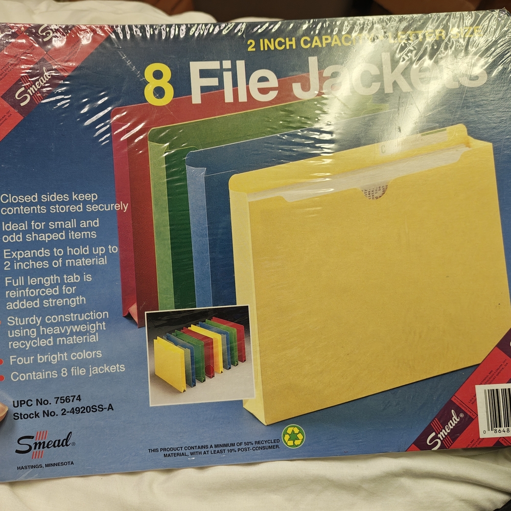 Staple Multi-Color File Jackets and Pockets Set - Picture 6 of 9